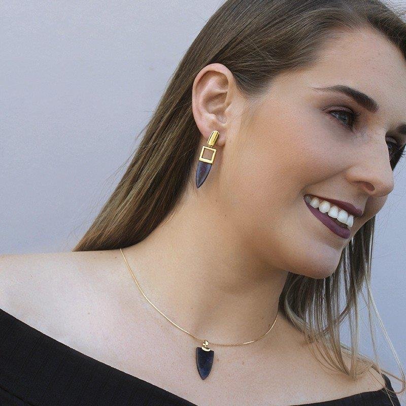 BRINCO FOLHEADO A OURO