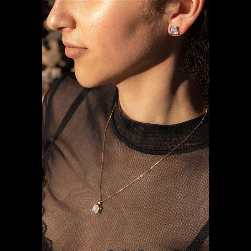 CONJUNTO FOLHEADO A OURO