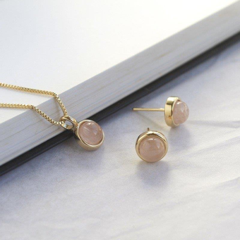 CONJUNTO FOLHEADO A OURO