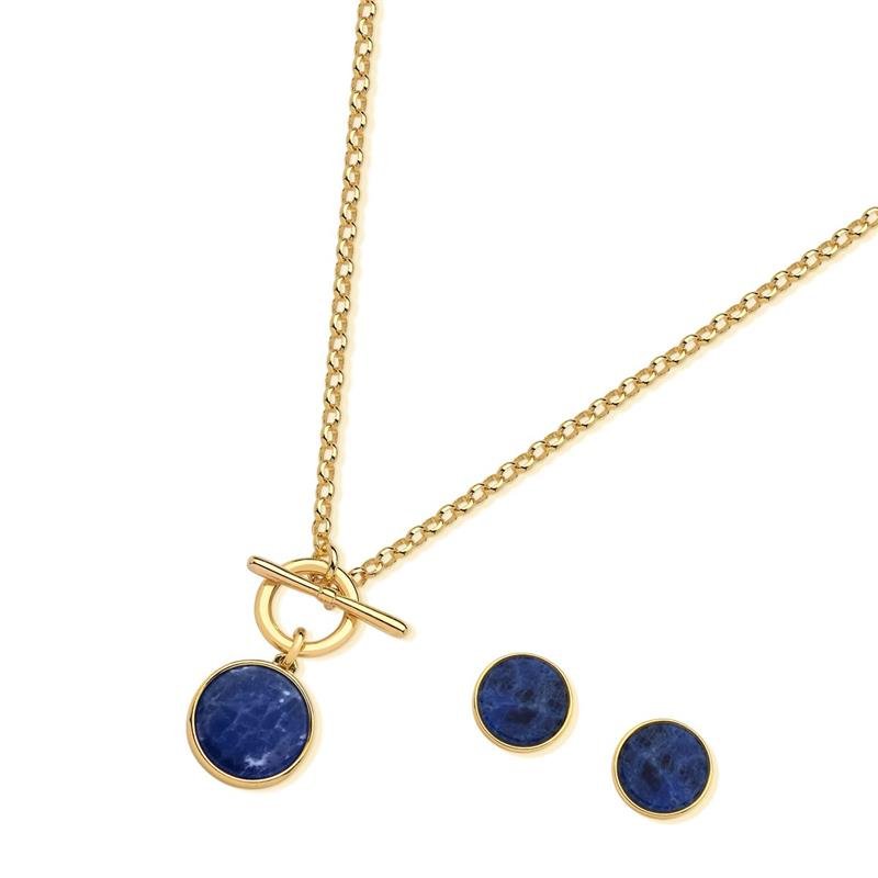 CONJUNTO FOLHEADO A OURO