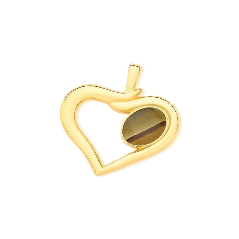 PINGENTE FOLHEADO A OURO