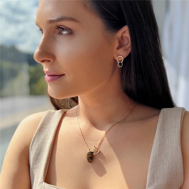 PINGENTE LEÃO FOLHEADO A OURO