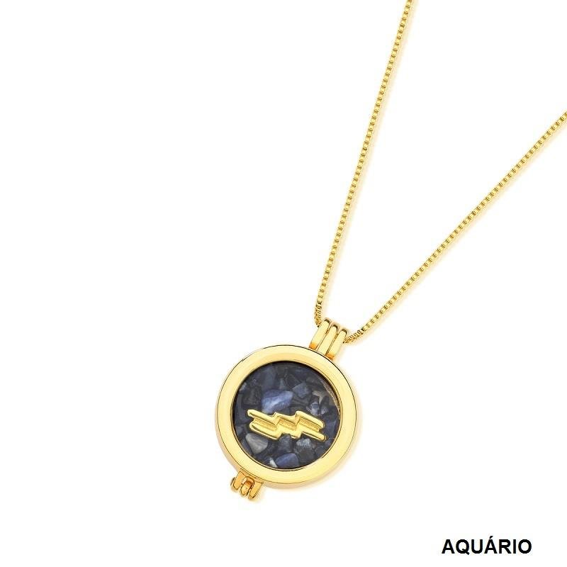 PINGENTE FOLHEADO A OURO