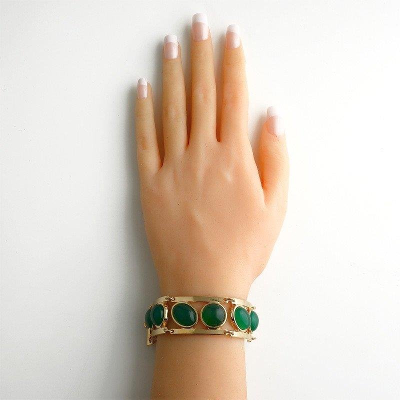 PULSEIRA FOLHEADO A OURO