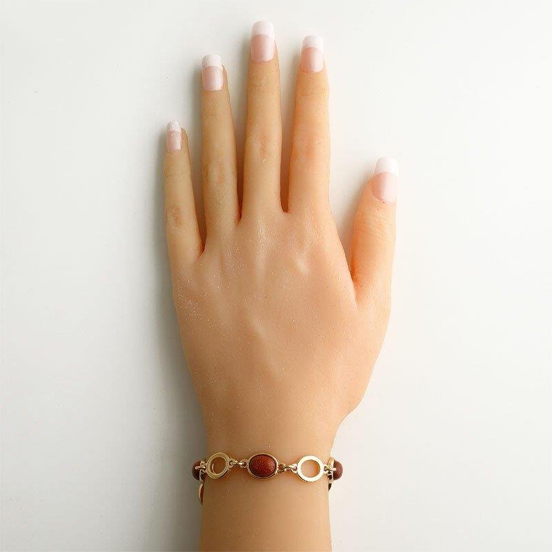 PULSEIRA FOLHEADO A OURO