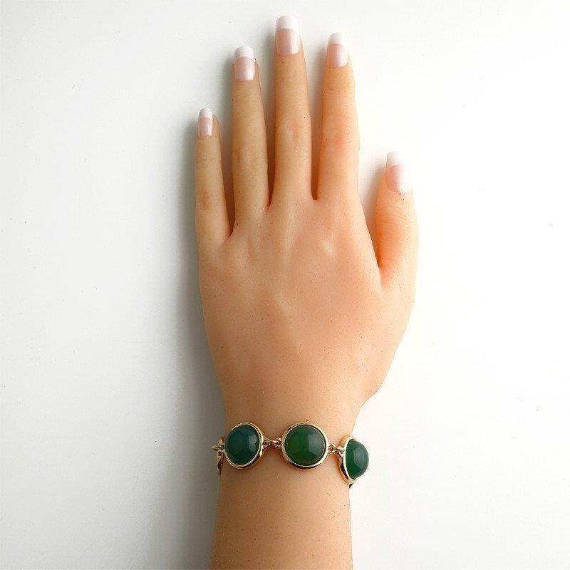 PULSEIRA FOLHEADO A OURO