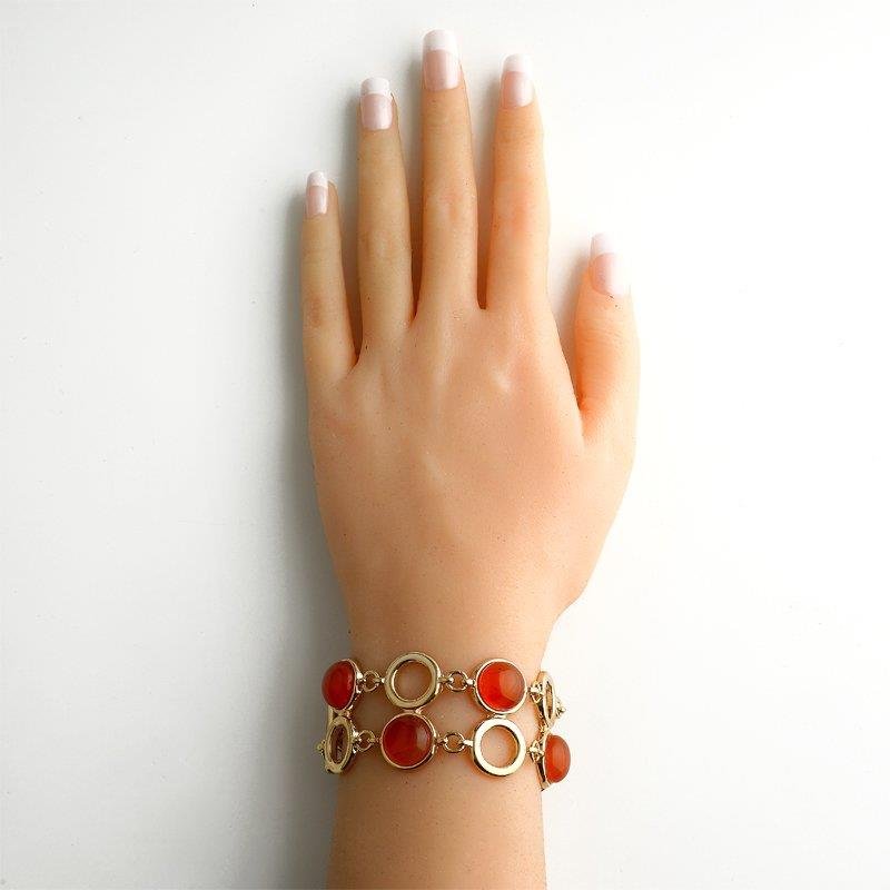 PULSEIRA FOLHEADO A OURO