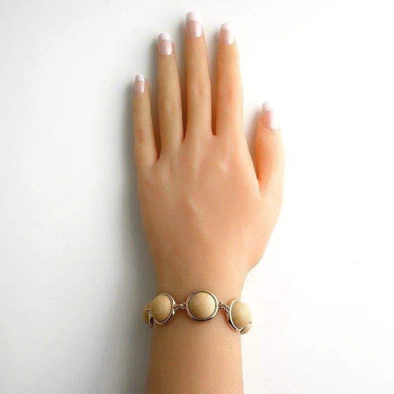 PULSEIRA FOLHEADO A OURO