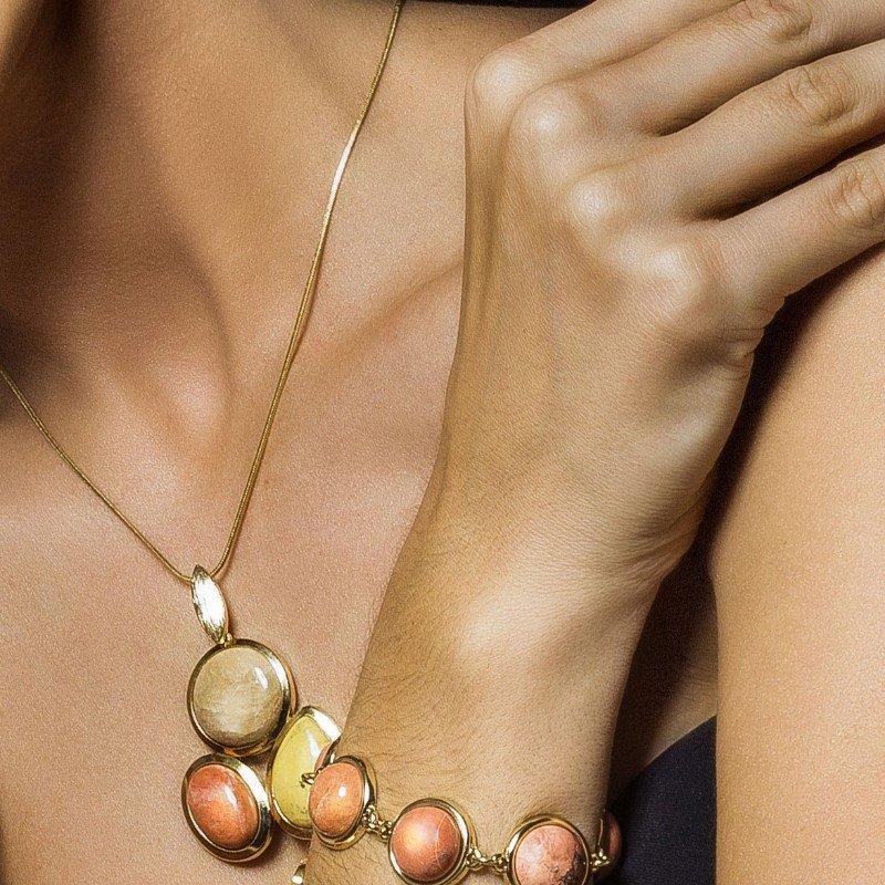 PULSEIRA FOLHEADO A OURO