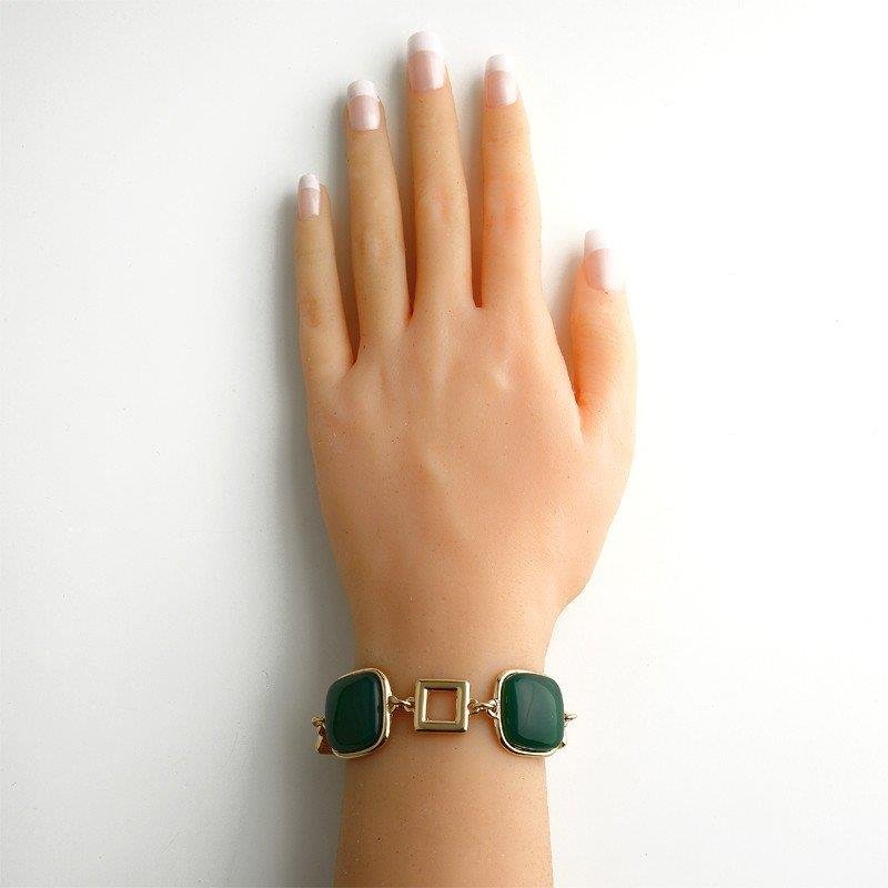 PULSEIRA FOLHEADO A OURO