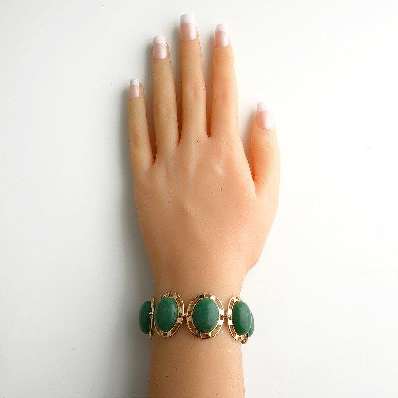 PULSEIRA FOLHEADO A OURO