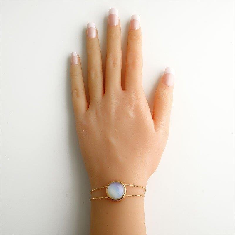 PULSEIRA FOLHEADO A OURO
