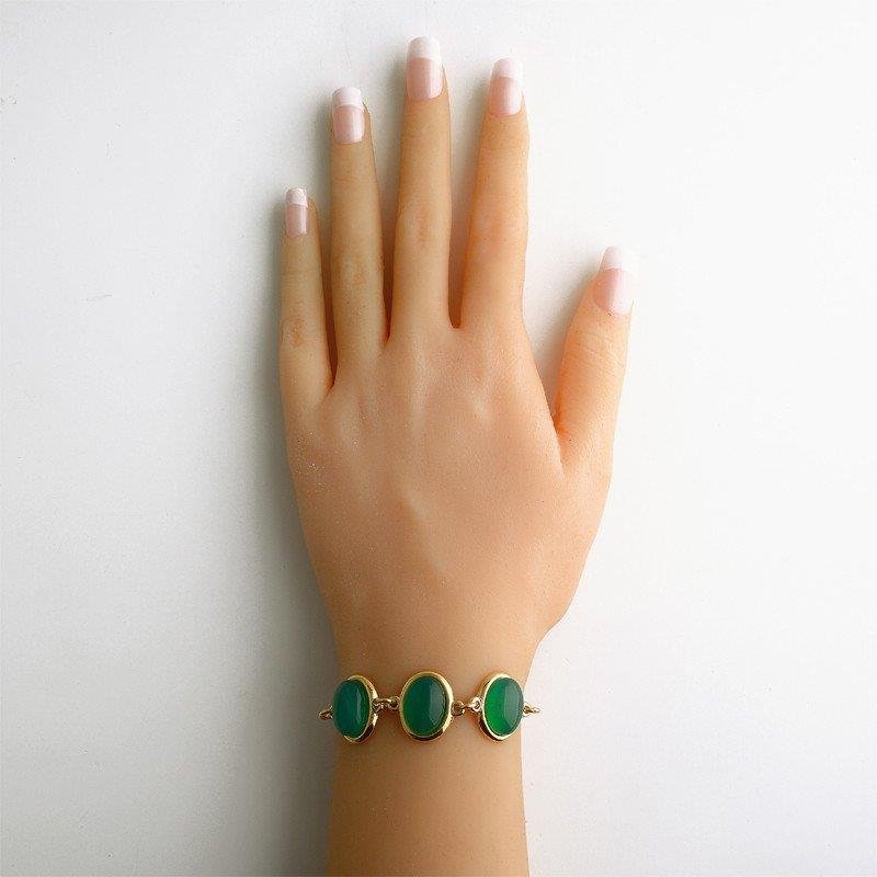 PULSEIRA FOLHEADO A OURO