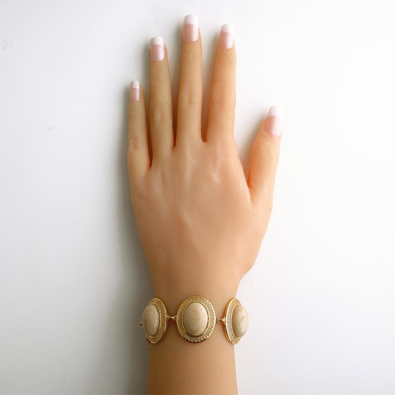 PULSEIRA FOLHEADO A OURO