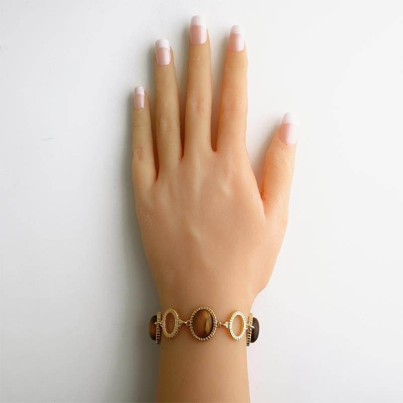 PULSEIRA FOLHEADO A OURO