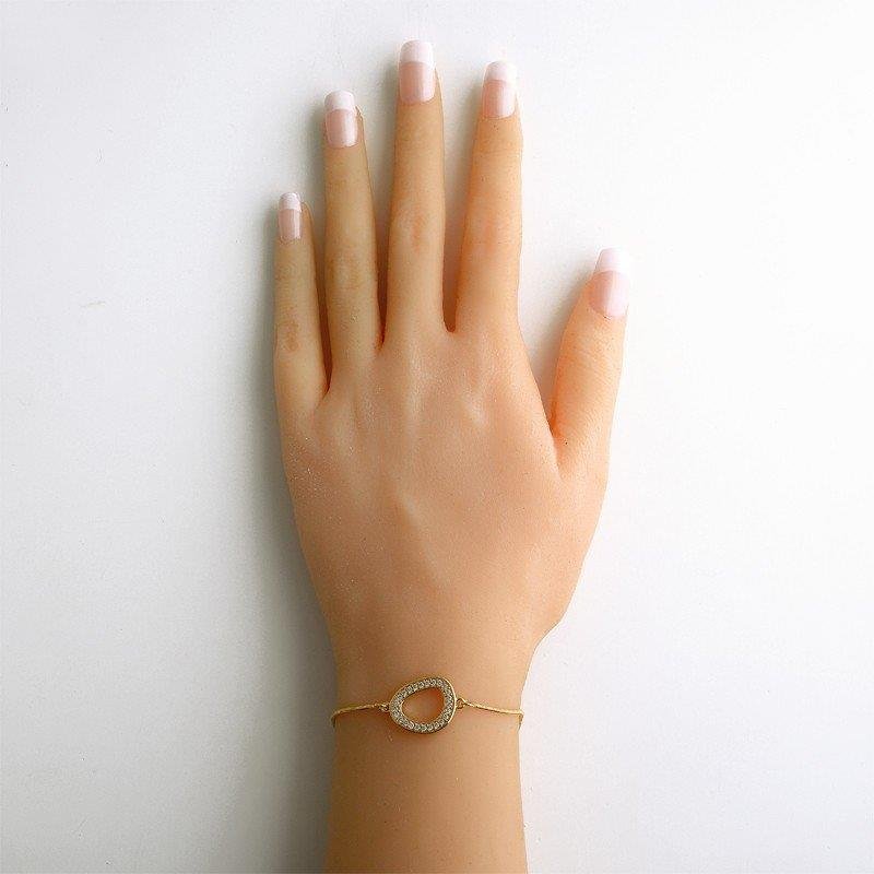 PULSEIRA FOLHEADO A OURO