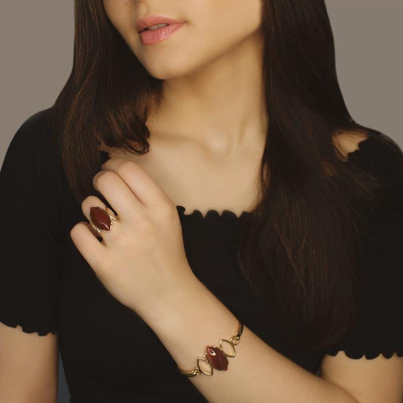 PULSEIRA FOLHEADO A OURO