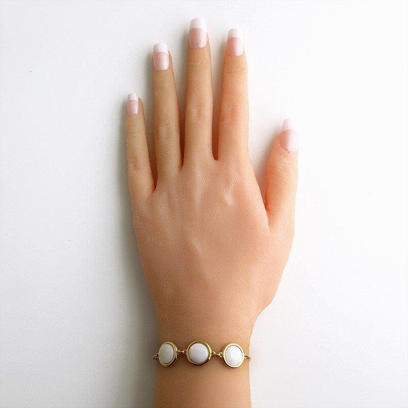PULSEIRA FOLHEADO A OURO