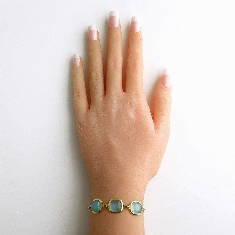 PULSEIRA FOLHEADO A OURO