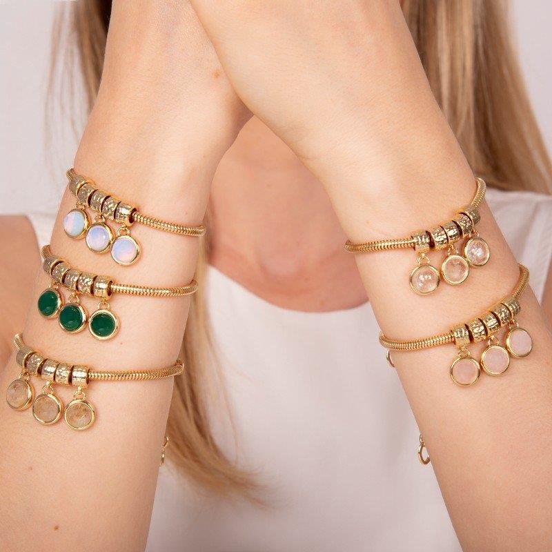 PULSEIRA FOLHEADO A OURO