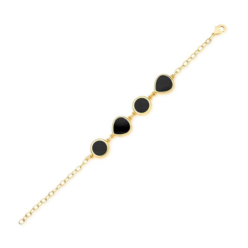 PULSEIRA FOLHEADO A OURO