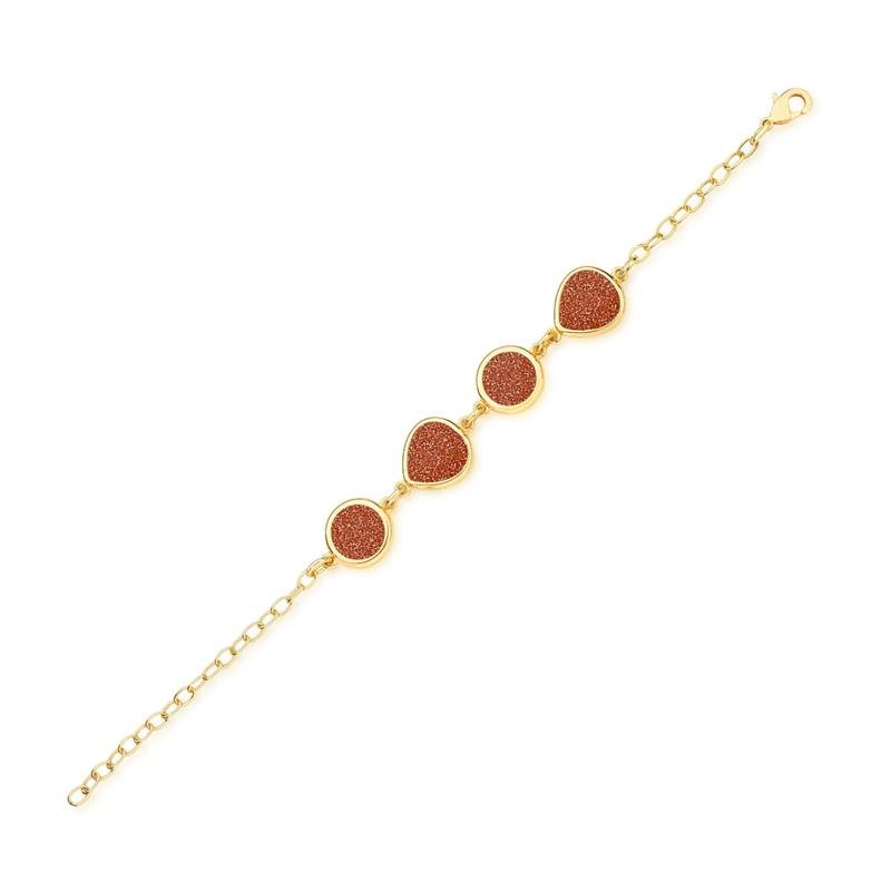 PULSEIRA FOLHEADO A OURO