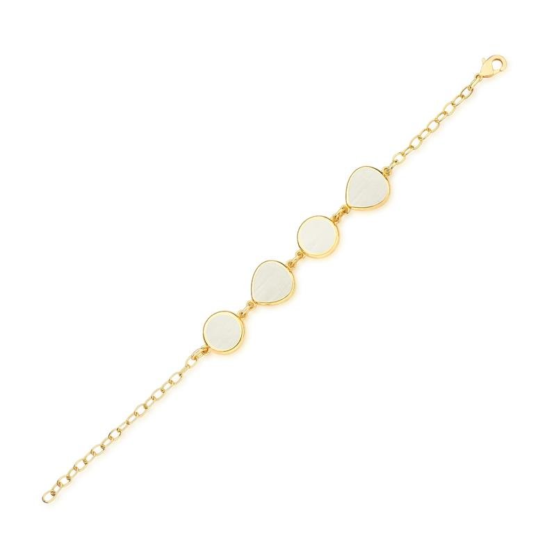 PULSEIRA FOLHEADO A OURO
