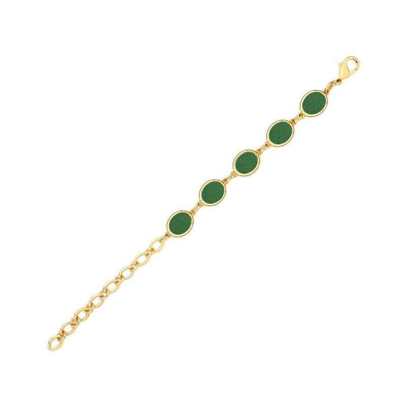 PULSEIRA FOLHEADO A OURO