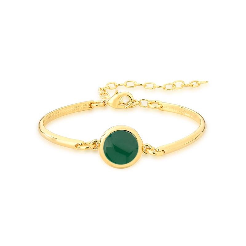 PULSEIRA FOLHEADO A OURO
