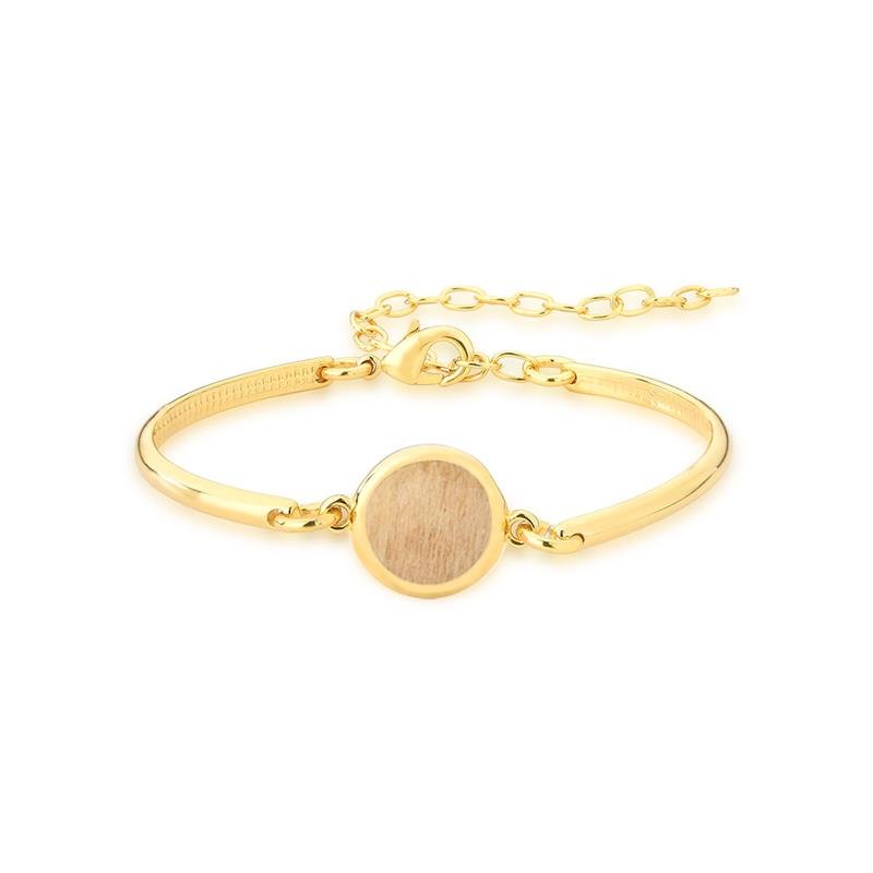 PULSEIRA FOLHEADO A OURO