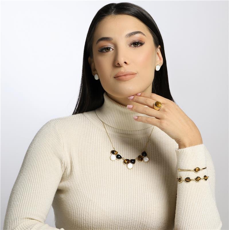 PULSEIRA FOLHEADO A OURO