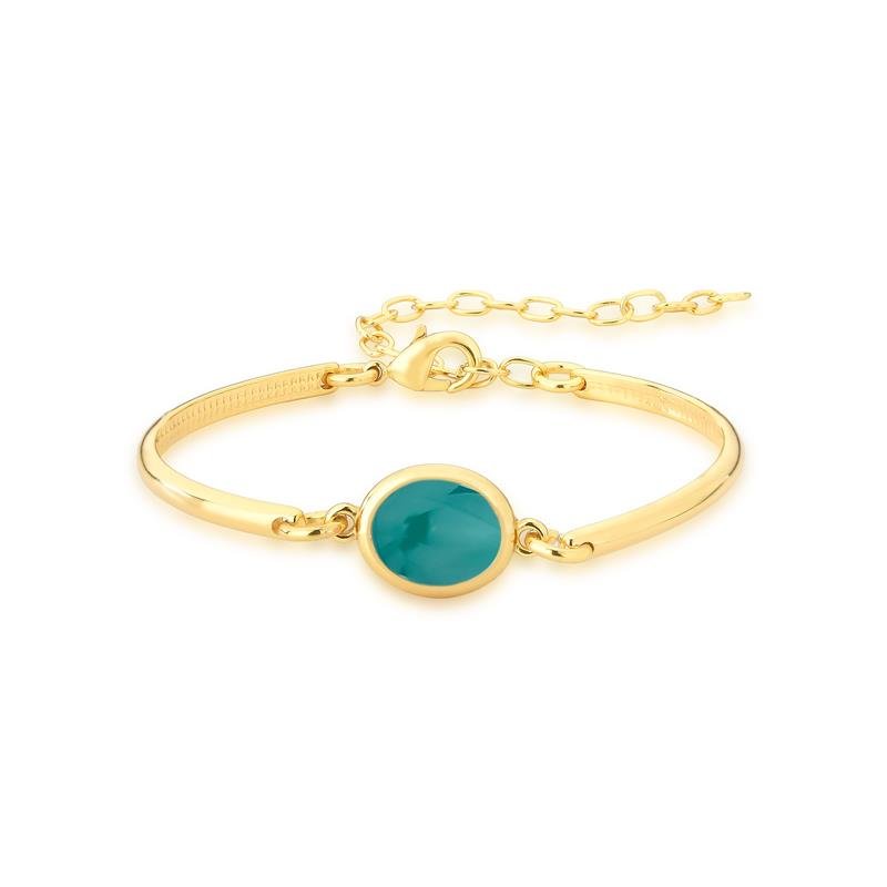 PULSEIRA FOLHEADO A OURO