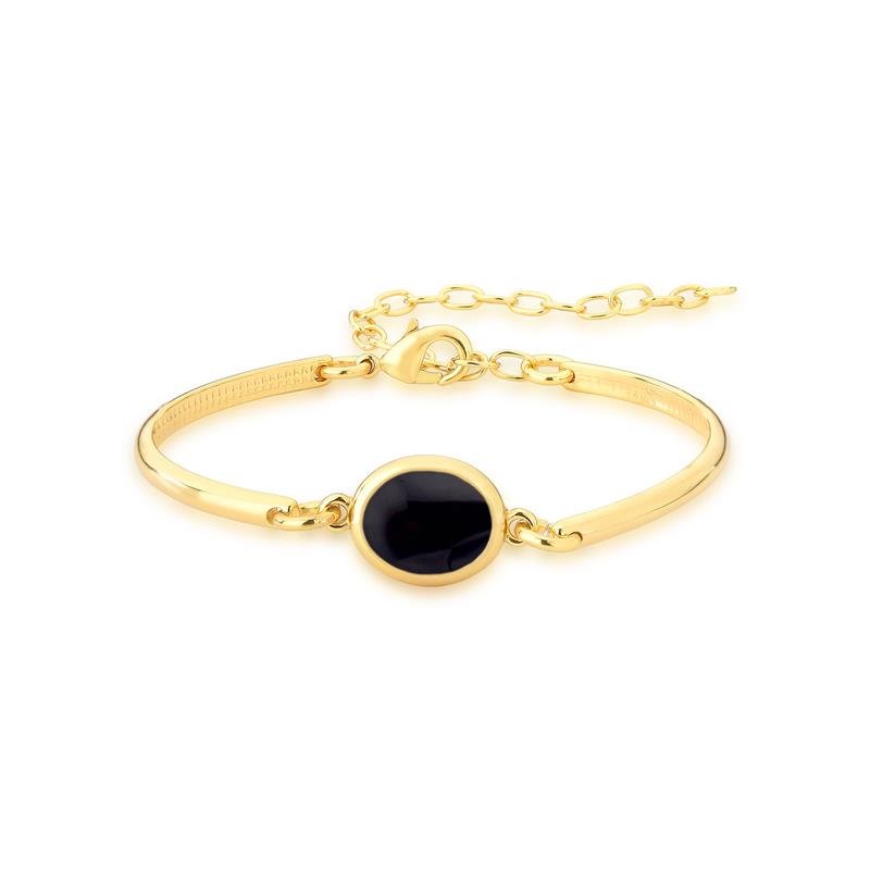 PULSEIRA FOLHEADO A OURO