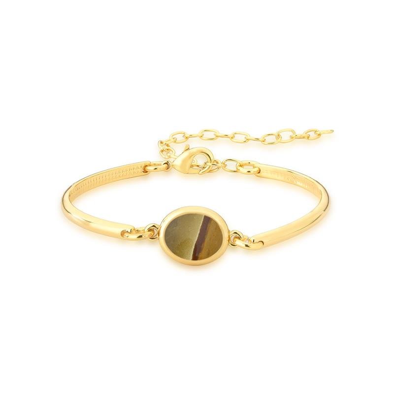 PULSEIRA FOLHEADO A OURO