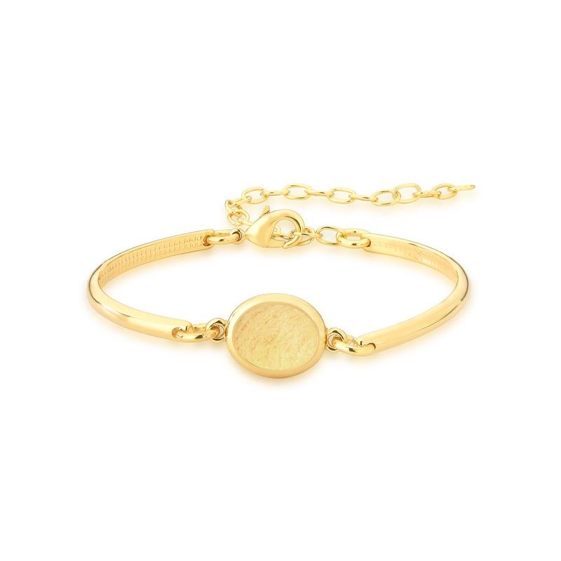 PULSEIRA FOLHEADO A OURO