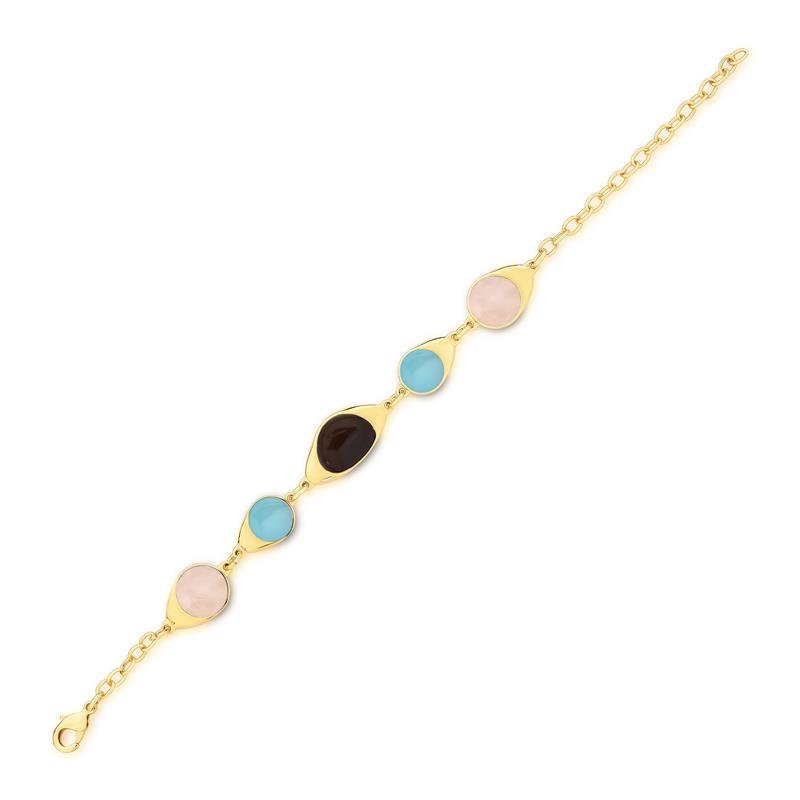 PULSEIRA FOLHEADO A OURO