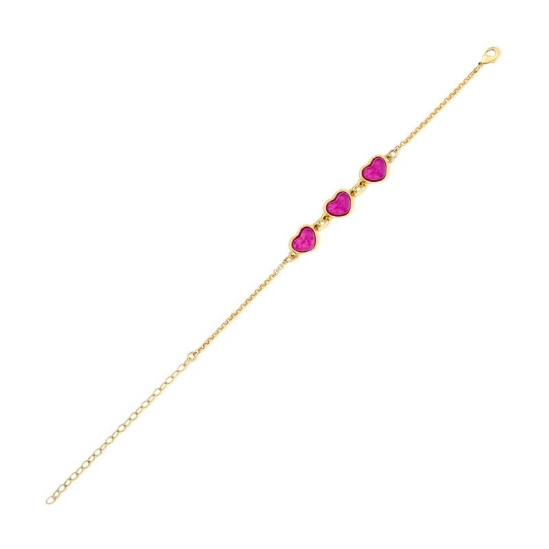 PULSEIRA FOLHEADO A OURO