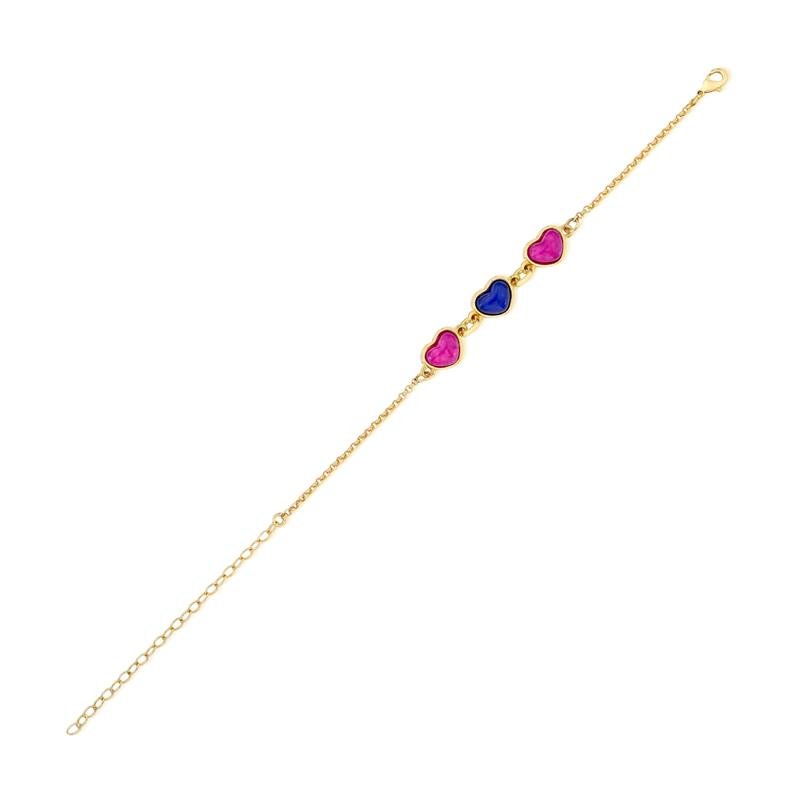 PULSEIRA FOLHEADO A OURO