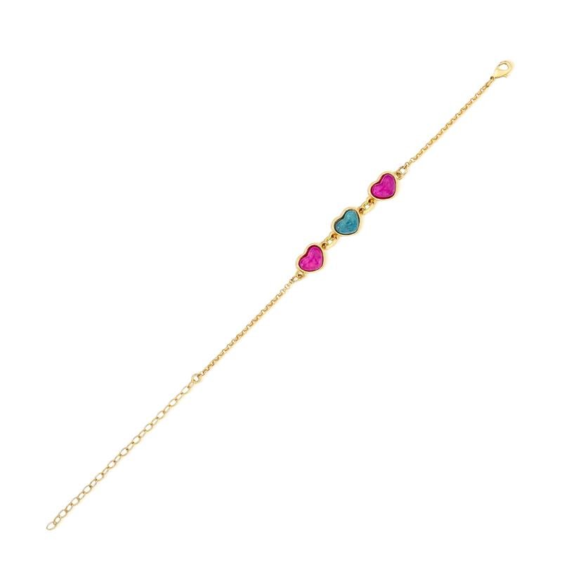 PULSEIRA FOLHEADO A OURO