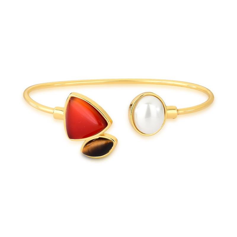 PULSEIRA FOLHEADO A OURO