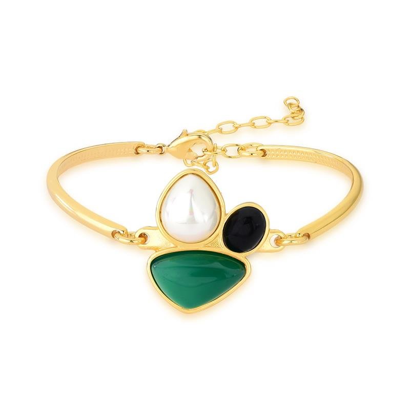 PULSEIRA FOLHEADO A OURO