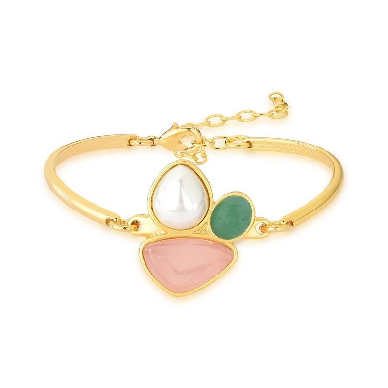 PULSEIRA FOLHEADO A OURO
