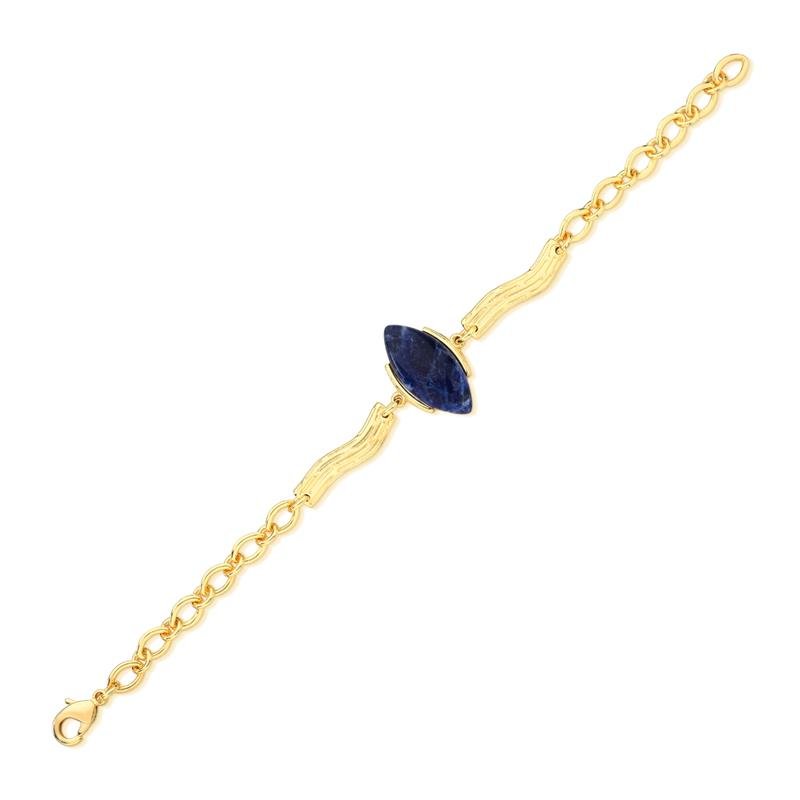 PULSEIRA FOLHEADO A OURO