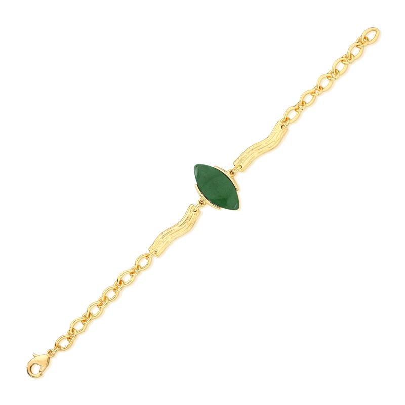 PULSEIRA FOLHEADO A OURO