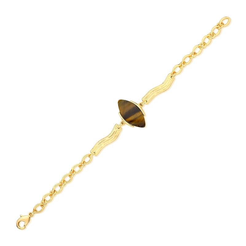 PULSEIRA FOLHEADO A OURO