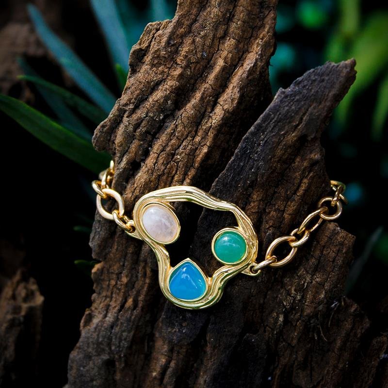 PULSEIRA FOLHEADO A OURO