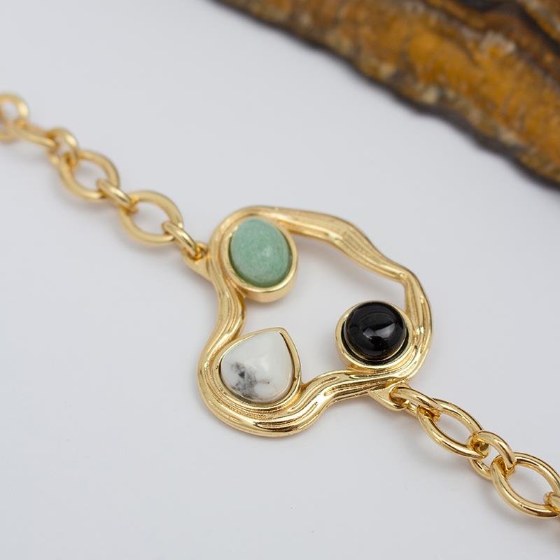 PULSEIRA FOLHEADO A OURO