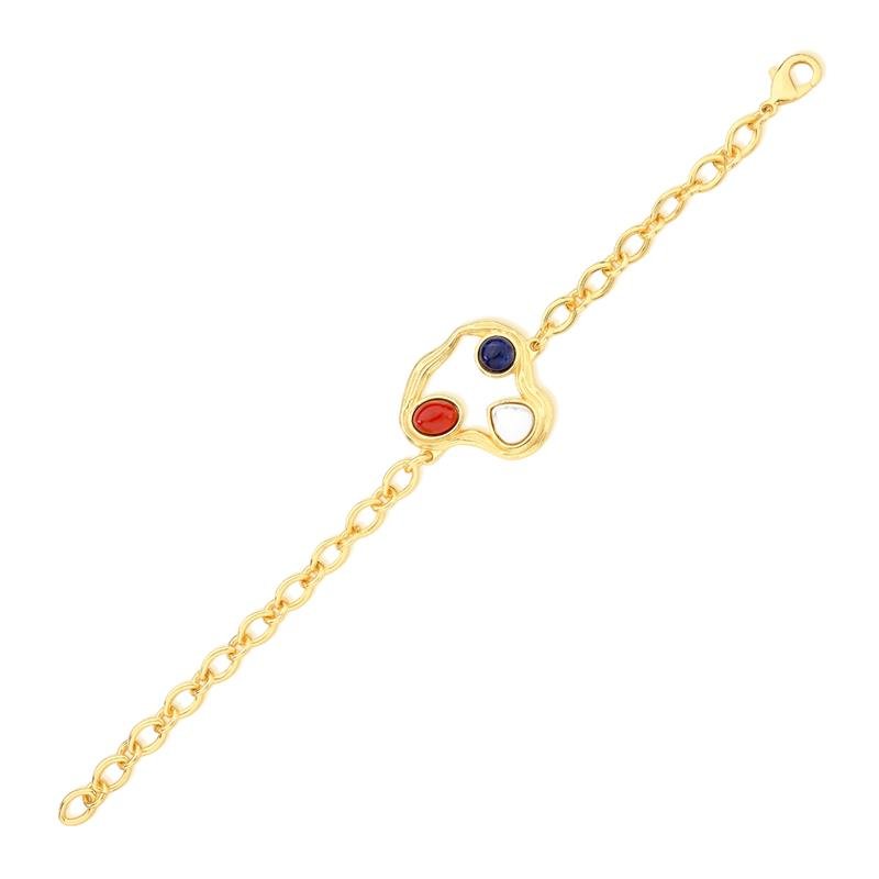 PULSEIRA FOLHEADO A OURO