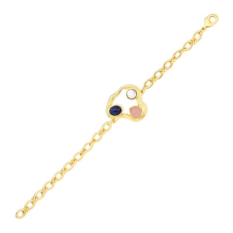 PULSEIRA FOLHEADO A OURO