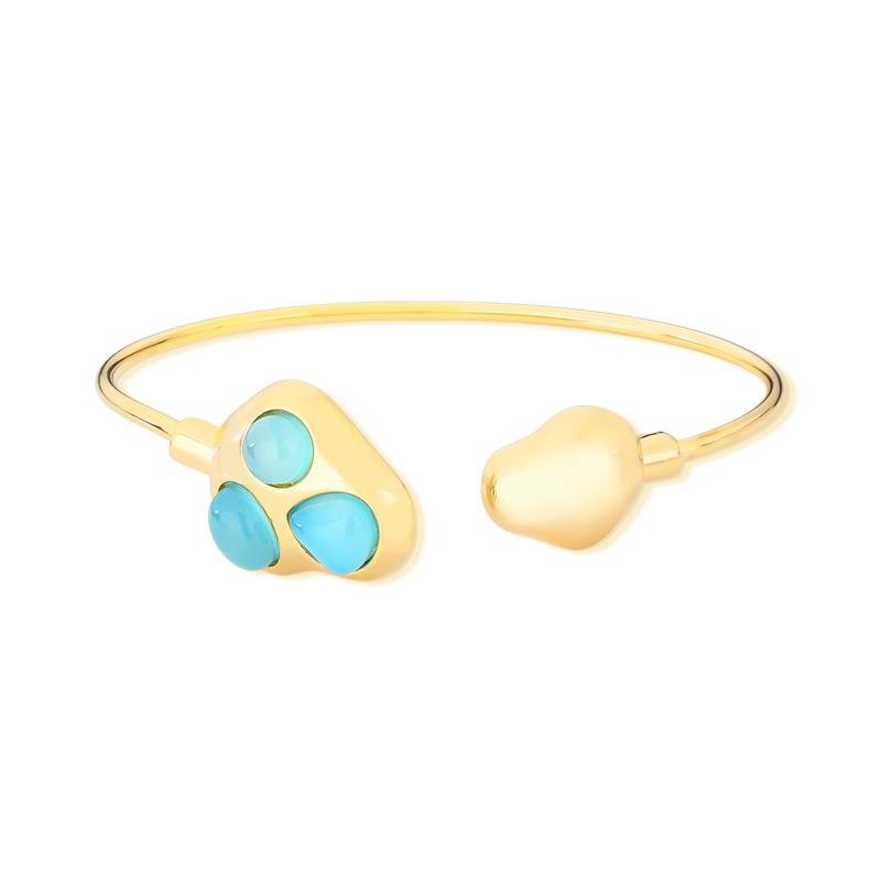 PULSEIRA FOLHEADO A OURO